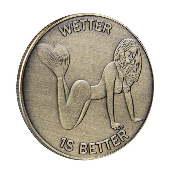 Couples Challenge Coin Sexy Woman Double-Sided Coin Collectible Love Token Adult Challenge Coin Lucky Girl Coin for Men Women Date Night