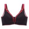 Sexy Sexy Large Size Front Buckle Lace Back Summer Thin Section Adjusted Poly Polymerization Without Steel Ring To Collect Secondary Breasts Cover