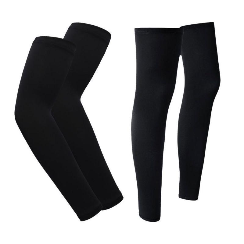 Sunscreen Arm Sleeves and Leg Covers Fitness Compression Sleeves