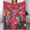A-Amazing D-Digital Anime Circus Cozy Super Soft Flannel Blanket, Funny Game Theme Warm Throw Blanket For Living Room,Home Decor
