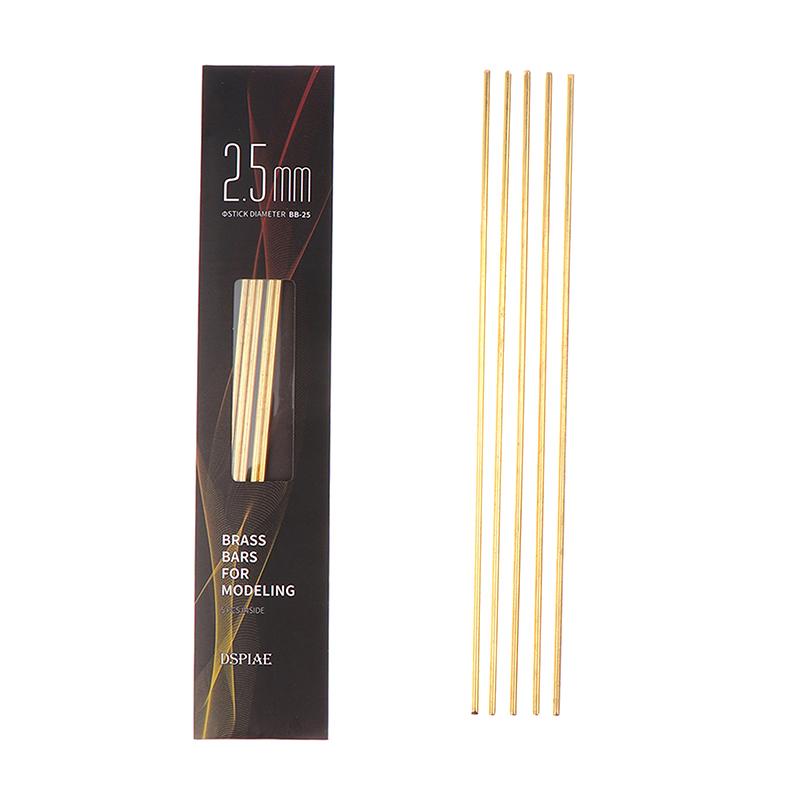 1 Scatola 0,5 mm - 3,0 mm Serie Bb Barra di Ottone Strumenti per la Costruzione di Modelli Barra di Fissaggio per Modelli Militari Accessori Fai da Te