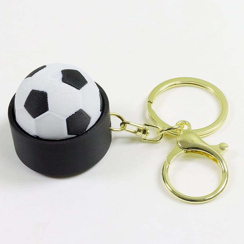 3D Tisk Sportovní Míč Clicker Klíčenka Basketbal Fotbal Tlačítko Fidget Hračka Kapesní Decompresní Nástroj Pro Stres