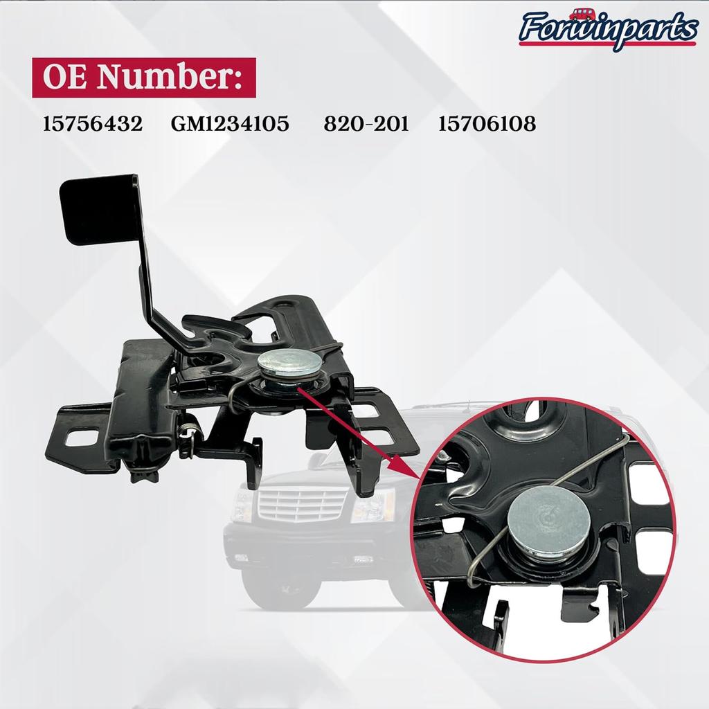 15756432 Hood Latch Lock for Chevy GMC Suburban Silverado Sierra Yukon 1500 2500 3500 HD Cadillac Escalade EXT Oldsmobile Bravada Saturn Aura