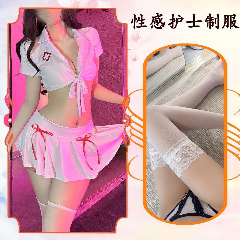 Sex Underwear Sexy Hot Small Breasts Gather Pure Desire Wind Super Spicy Nurse Uniform Suit Uniform Cos Suit