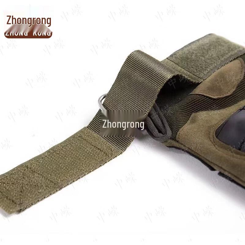 Zhongrong Black Hawk Half-Finger Tactical Gloves