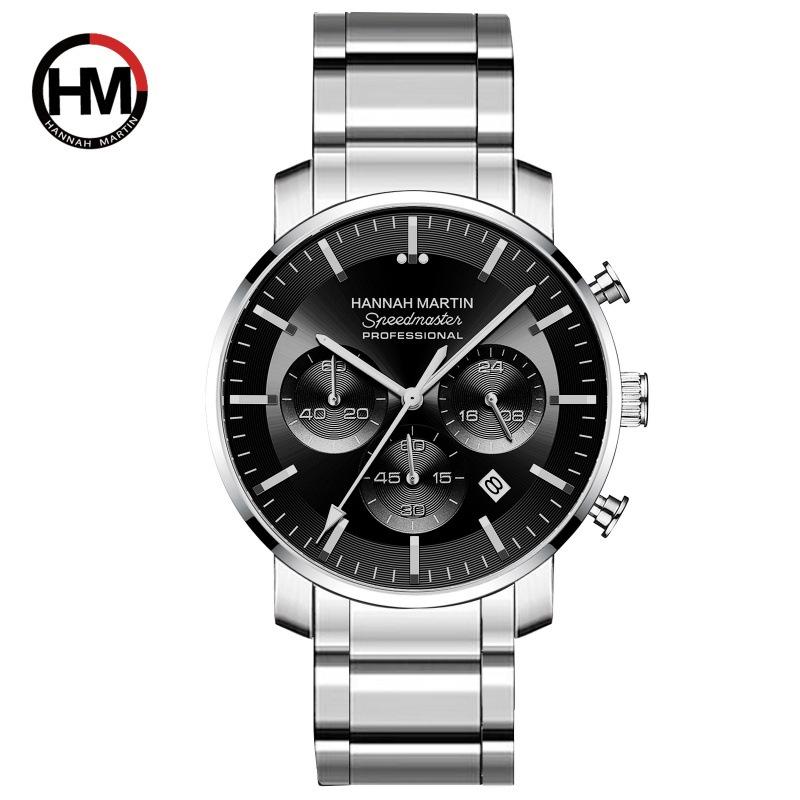 2025 Six-Hand Multi-Function Business Men's Waterproof Calendar Watch Elegant Men's Wristwatch