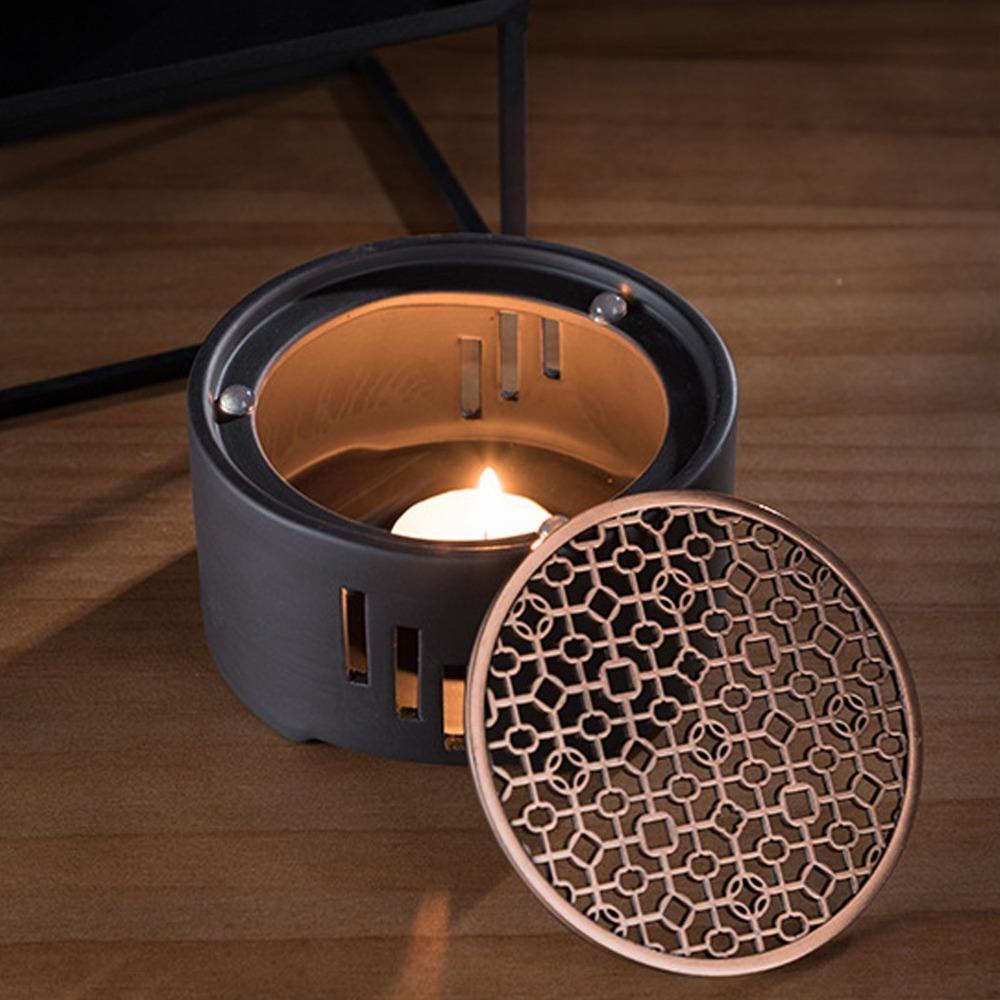 Ceramic Material Teapot Warmer Kit Iron Mat Teapot Heating Base Tea Stove Warmer Tea Warmer  Tea