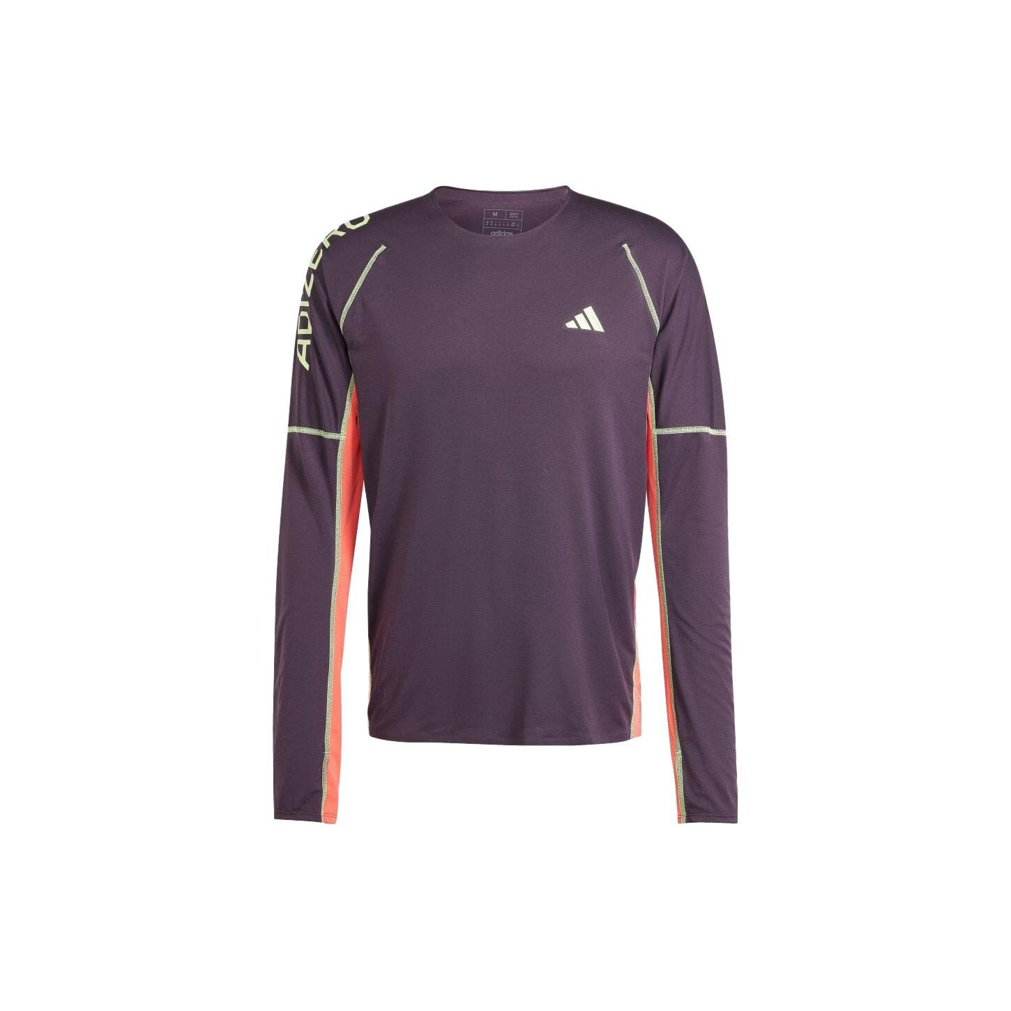 

Adidas Color Block Letter Print Round Neck Long Sleeve T-Shirt Men Tops Aurora-Black IU0687 L