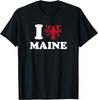 I LOVE MAINE - I LOBSTER MAINE - HEART SHAPE LOBSTER T-Shirt