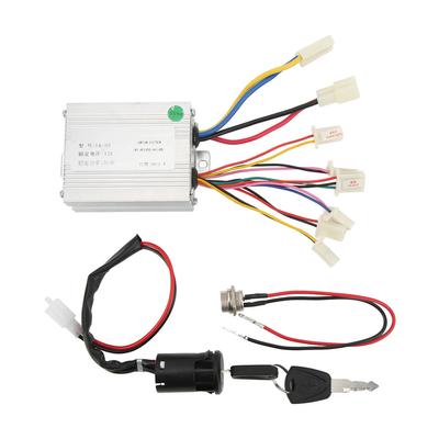 12V 500W Brush Motor Controller Electric Bike Motorcycle Controller Lock and Charging Port Set