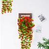 168 Flowers and 12 Forks Artificial Violet Hanging Flower Vines Wall Decor Plants Garland for Wedding Home Garden Decoration