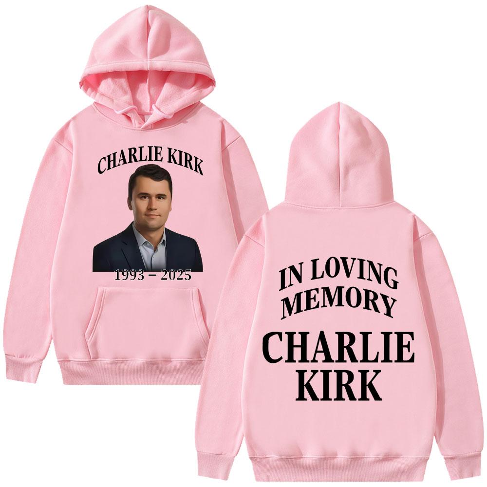In Liebevoller Erinnerung Charlie Kirk Freedom Hoodie Herren Damen Tribut Gedenken Amerikanischer Held Sweatshirt Patriotischer Aktivismus