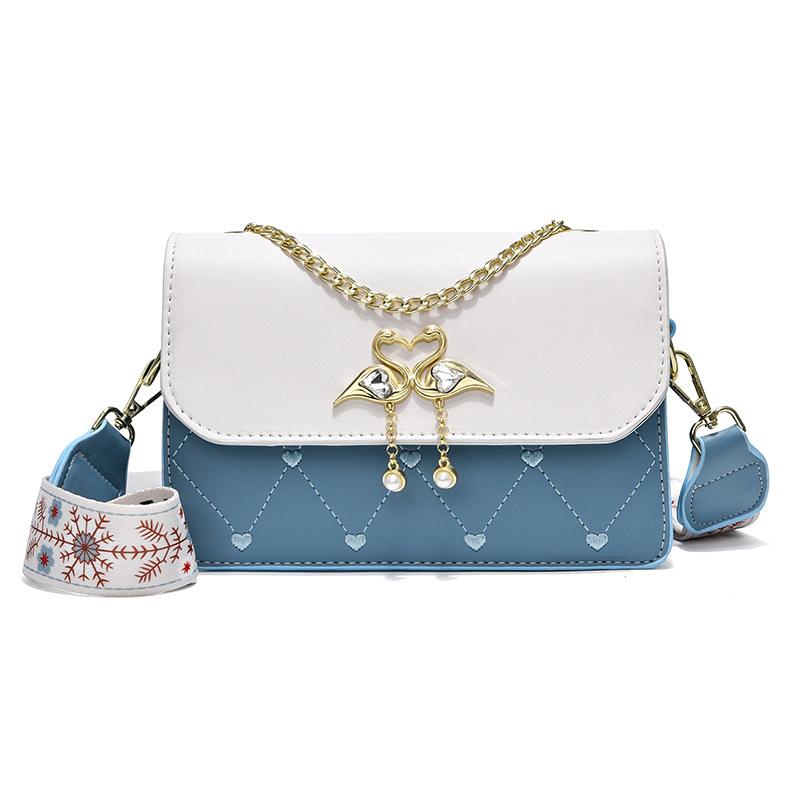 Bag oblique span bag women's 2025 new foreign style women's bag Mori simple high-end shoulder bag chain bag women's bag