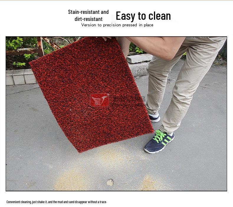 Silk Ring Non-Slip Waterproof Foot Pad for Qianjiang Baoyue QJ110T-8 Motorcycle