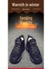 Men's Cotton and Wool Snow Boots - Non-Slip, Thickened, Warm Outdoor Winter Shoes