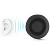 A Pair of Universal Black Cotton Replacement Earphone Ear Pads Cushion for 75mm Headphone
