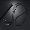 2Pcs Cowboy Bolo Tie Necktie Vintage Leather Braided Rope Necklace with Metal Flower Stone Pendant Jewelry Shirt Chain