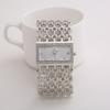 New Fashion Women's Watches Bracelets Watch Casual Wide Bracelet Watch Water Diamond Square Women Watch Rhinestone Quartz Watch