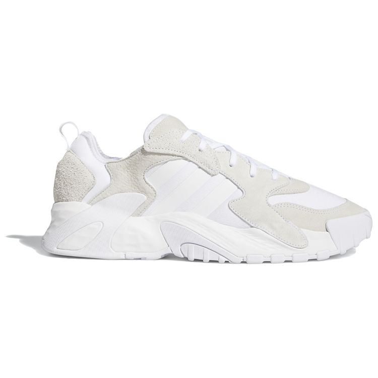 Adidas Originals Streetball Low Non-Slip Low-Top Basketball Shoes Unisex Sneakers White Light-Brown FW1217