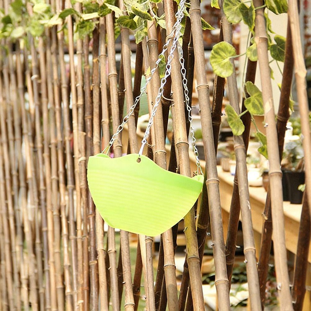 Durable Self-absorbing Hanging Basket Plastic Colorful Flower Pot Hanging Flower Pot Garden Decoration