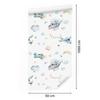 Planes and Helicopters Wallpaper for Living Room and Bedroom 50x1000