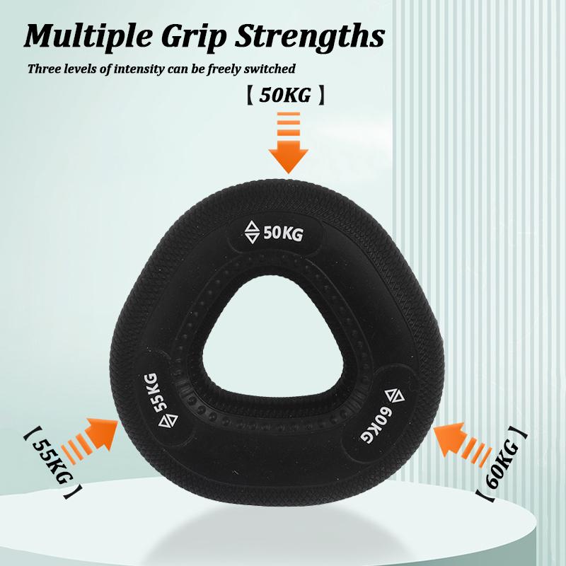Silicone Hand Muscle Strengthener Ring Arm Carpal Strength Exerciser Hand Grip Finger Wrist Expander Workout Gripper 220LBS