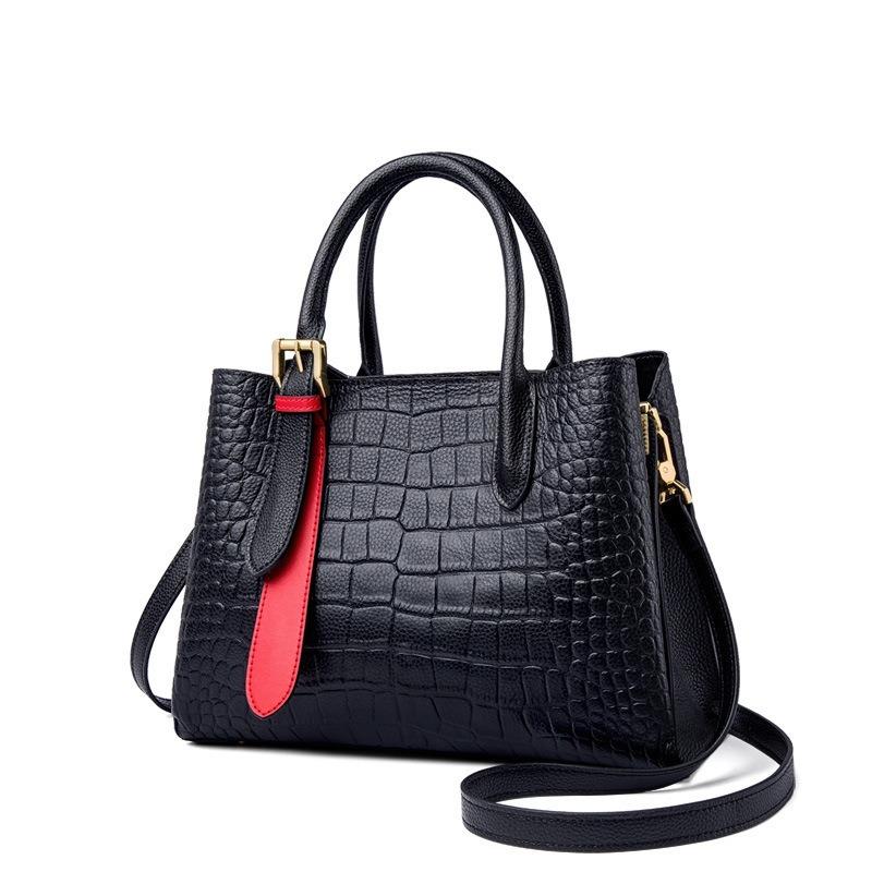 Texture Large Capacity Women's Bag Fashion Simple Commuter Handbag Atmosphere Single Shoulder Oblique Span Bag