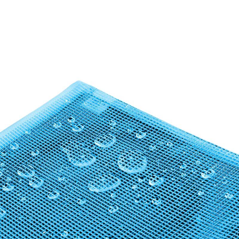 Thickened A4 Waterproof Grid Zipper Bag - Transparent Document & Stationery Storage