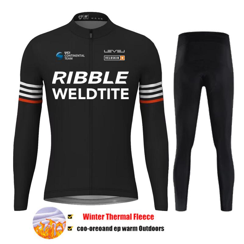 2026 Winter Cycling Clothing Thermal Fleece Bicycle Jersey Set Clothes Road Men's Bike Sports Uniforme Ropa Maílllot Ciclismo