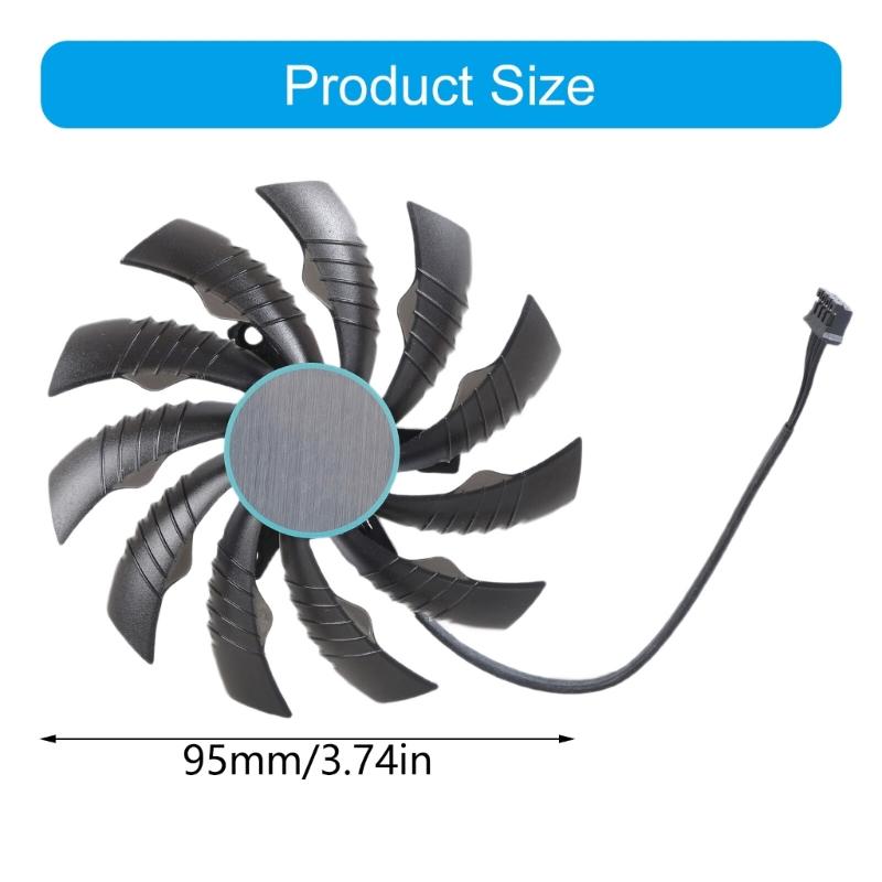 95MM 4PIN GPU Fan PLD10010S12HH For 3060TI 3050 Graphics Card Efficient Heat Dissipation PLD10010S12H