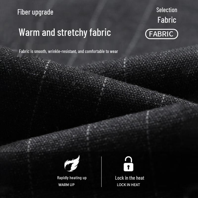 Romon Men's Wrinkle-Resistant Casual Suit Pants