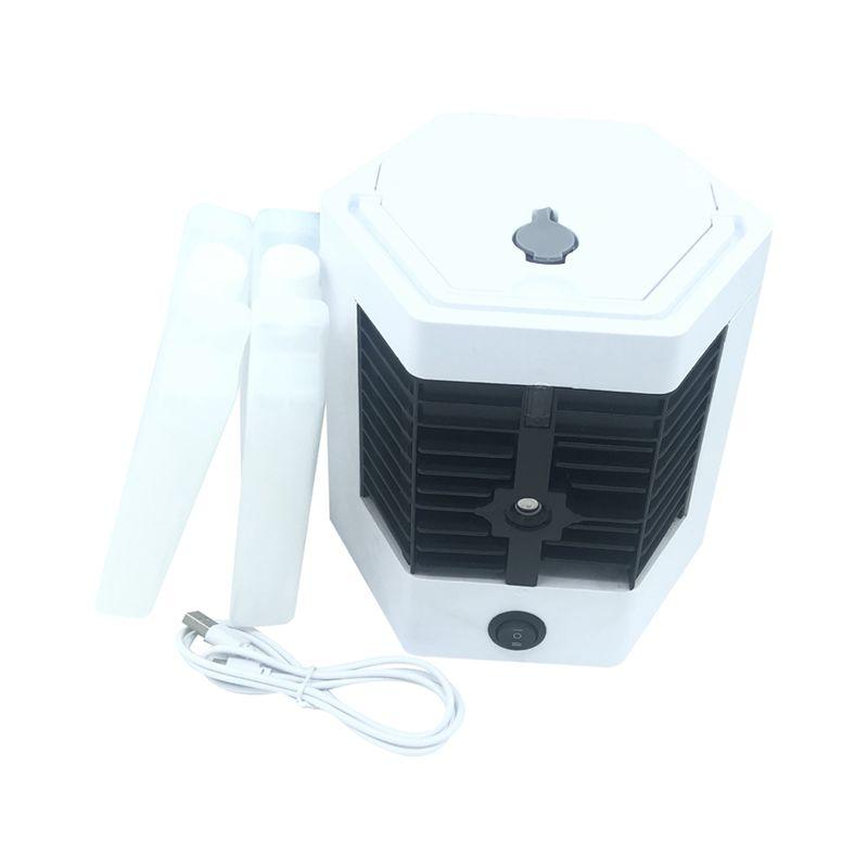 AEE4-Mini Air Conditioning Fan Desktop Cooler Fan USB Portable Spray Humidifier Water Cooling Fan For Bedroom And Desktop