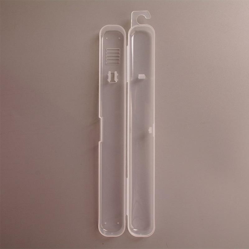 Portable Dustproof Toothbrush Storage Box Outdoor Travel Transparent Plastic Toothbrush Holder Toothpaste Storage And Organizer