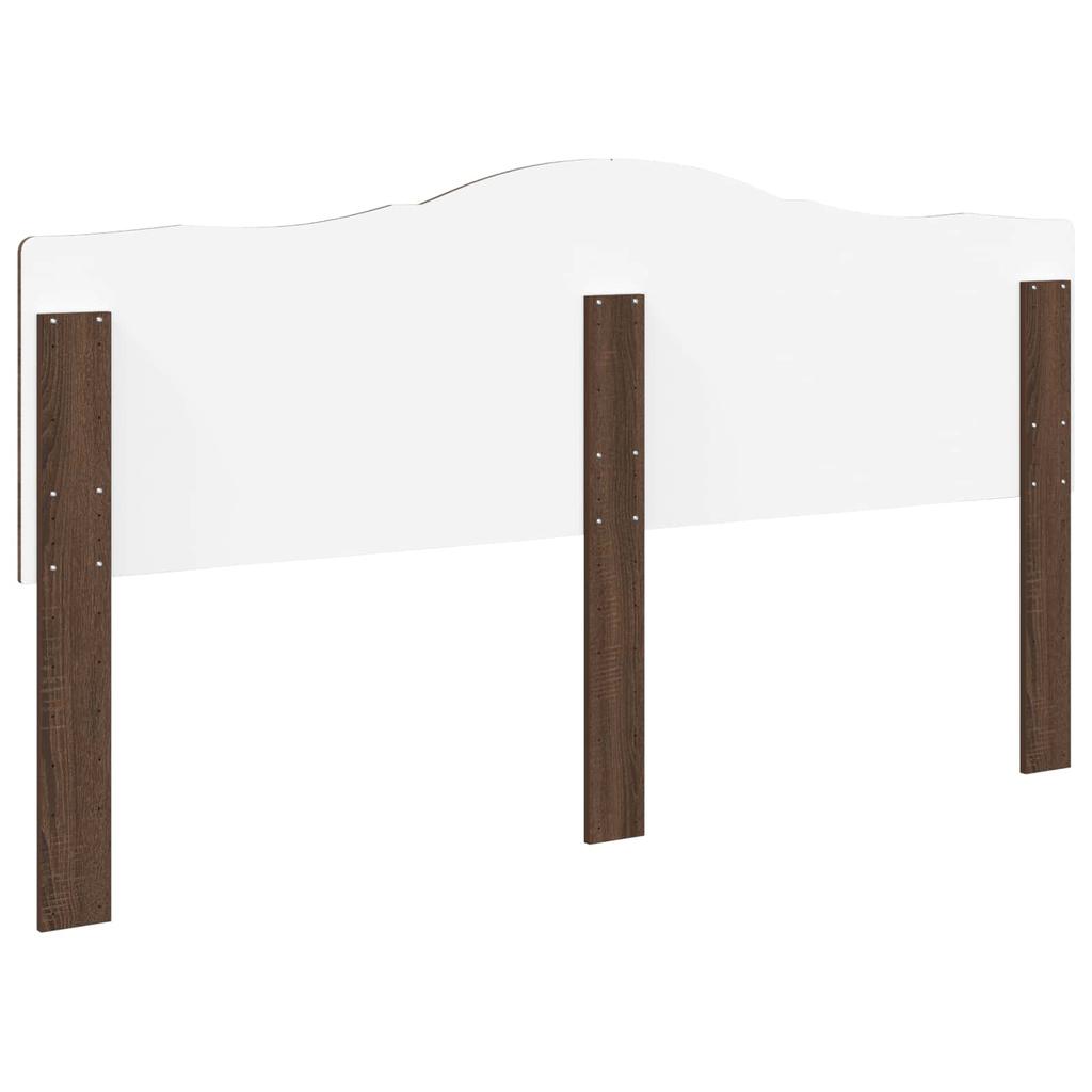 Headboard in Brown Oak Look Made of Wood Based Material