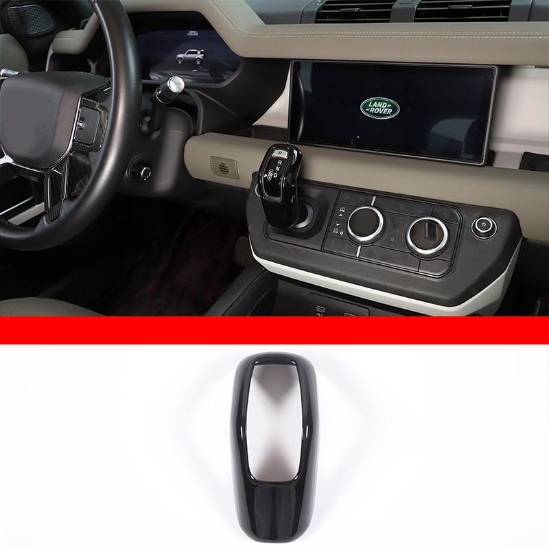 ABS Black For Land Rover Defender 90 110 2020-23 Car Interior Central Control Protection Cover Decorative Patch Car Accessories