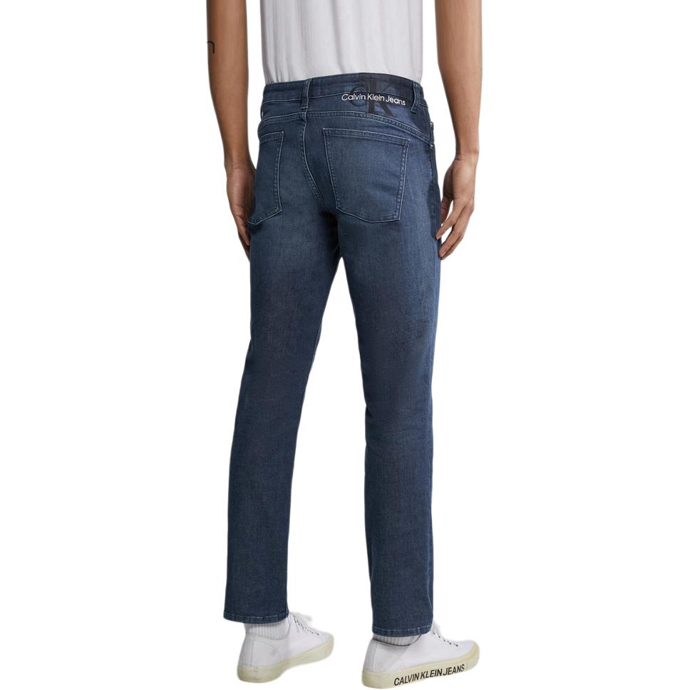 Calvin Klein Jeans Men's Blue Black Moderate Straight Fit Pants J322647-1BJ