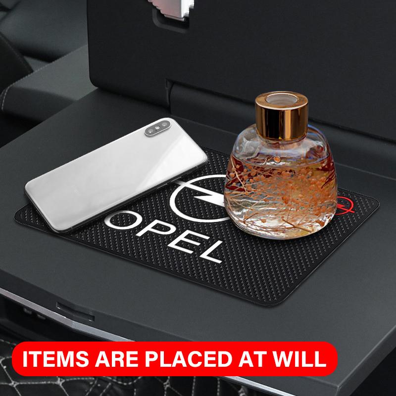 1 Stück Autoemblem Anti-Rutsch-Pad Handyhalterung Rutschmatte Autostyling Für Opel Crossland Crossland-X Mokka Combo Cascada Monza