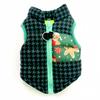 New Winter Plaid Fleece Pet Dog Cat Coat, Thickened Warm Puppy Clothes for Bichon Frise Chihuahua
