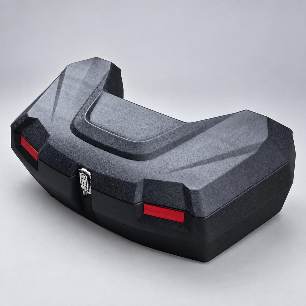 Hard-Shell Rear ATV Cargo Box Rugged for Utility Tasks, Farm Workers