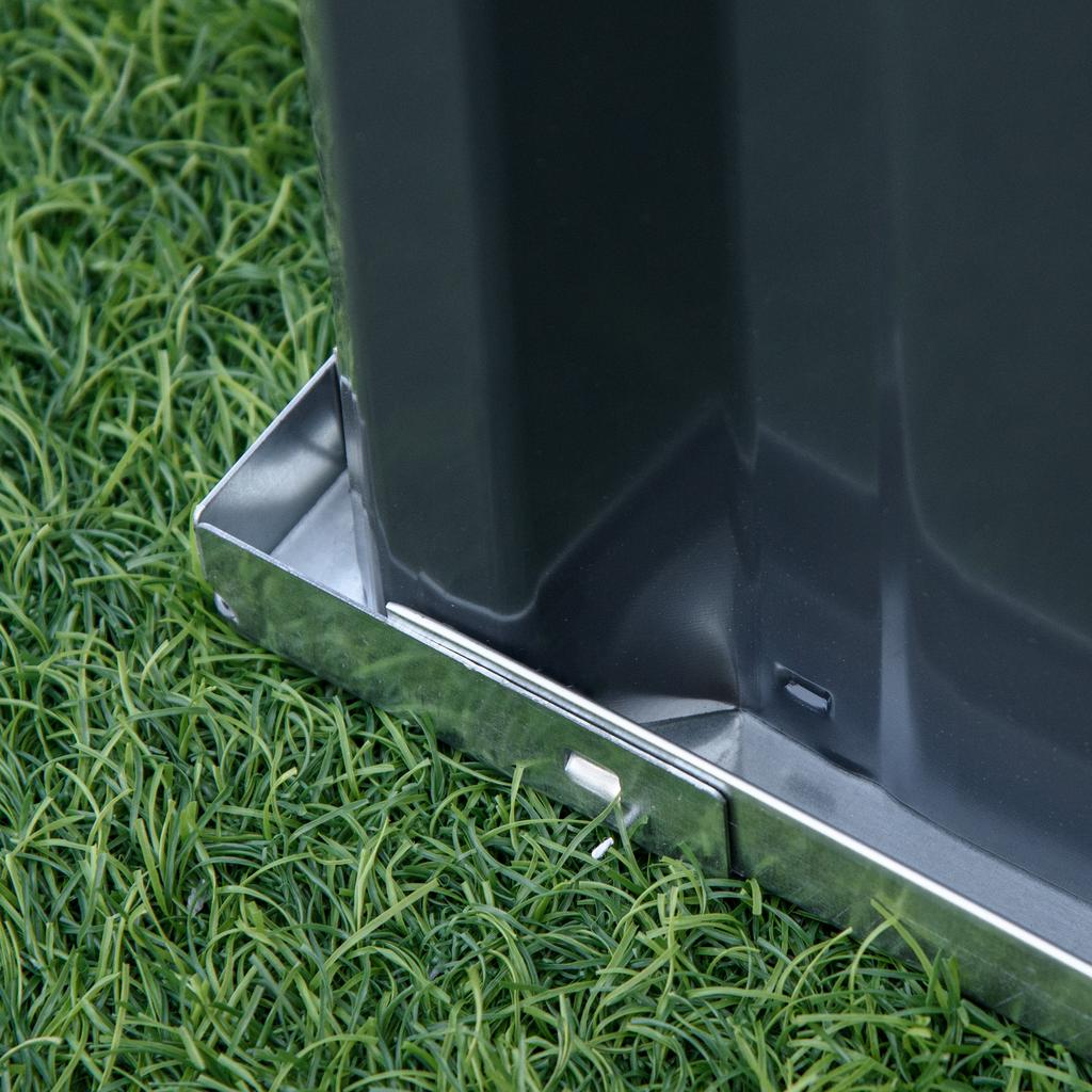 645L Metal Raised Garden Bed, DIY Large Steel Planter Box, No Bottom w/ A Pairs of Glove for Backyard, Patio to Grow Vegetables, Herbs, and Flowers