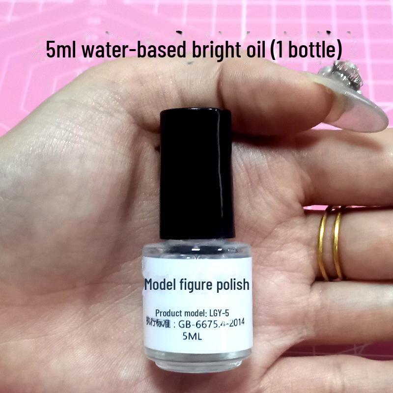 Szybkoschnący, nabłyszczający środek uszczelniający na bazie wody do lalek - przezroczysty, pyłoszczelny, rozświetlający płynny połysk