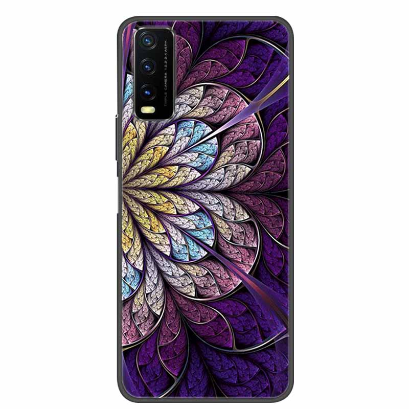 For Vivo Y20 Case Marble Soft Silicone Back Case for Vivo Y20S Y20 S Y 20i Phone Cover for Vivo V2027 Y20i Coque Funda Bag