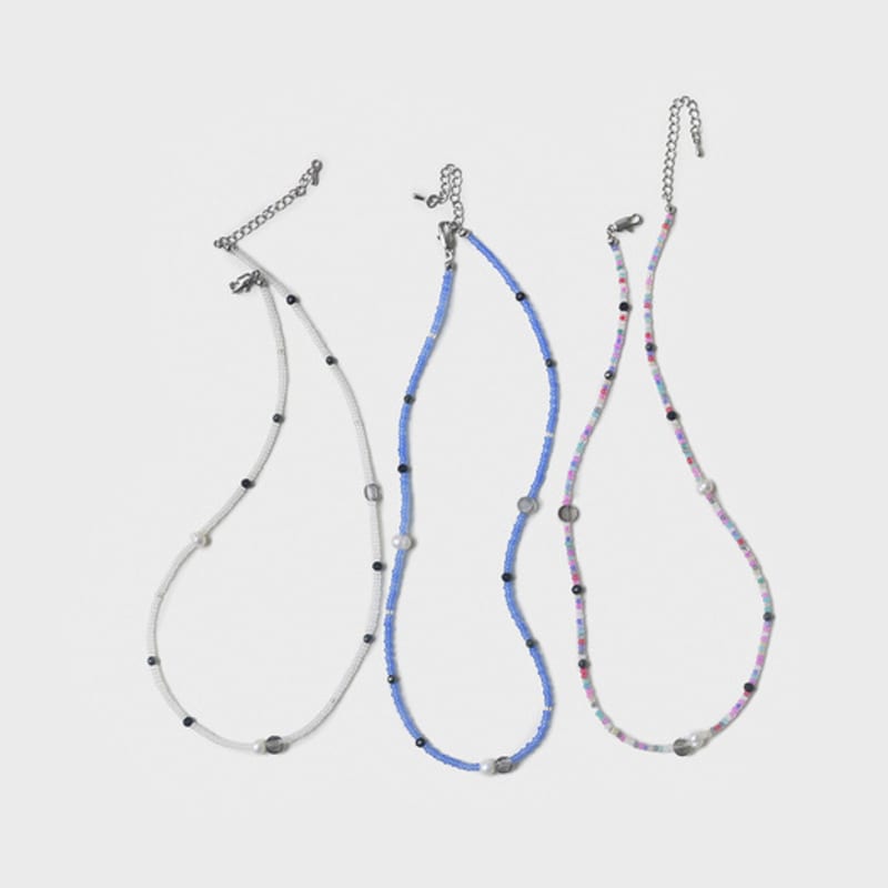 odds&ends berry beads necklace (7colors)