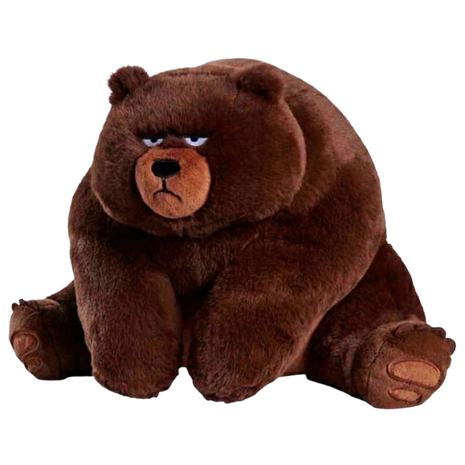 

Bear Plush Toy With Bow, Comforting And Sleep Inducing Doll. One Size жёлтый