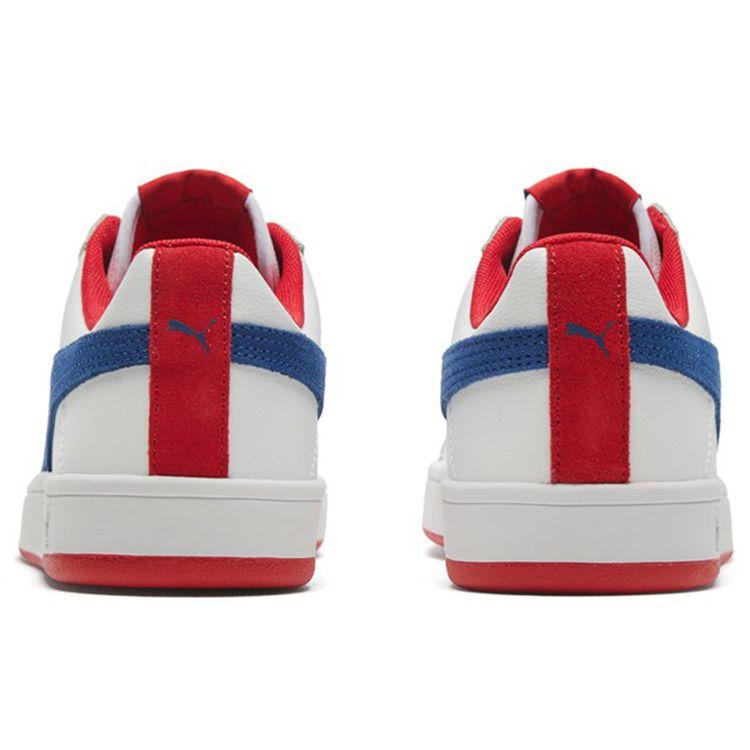PUMA Court Legend LO Unisex Low Top Skate Shoes White Blue Red 371931-05