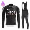 Conjunto de Maillot de Ciclismo de Manga Larga de Forro Polar de Invierno Equipo Granadero Ropa para Bicicleta de Montaña Ropa Ciclismo Traje de Bicicleta de Carreras