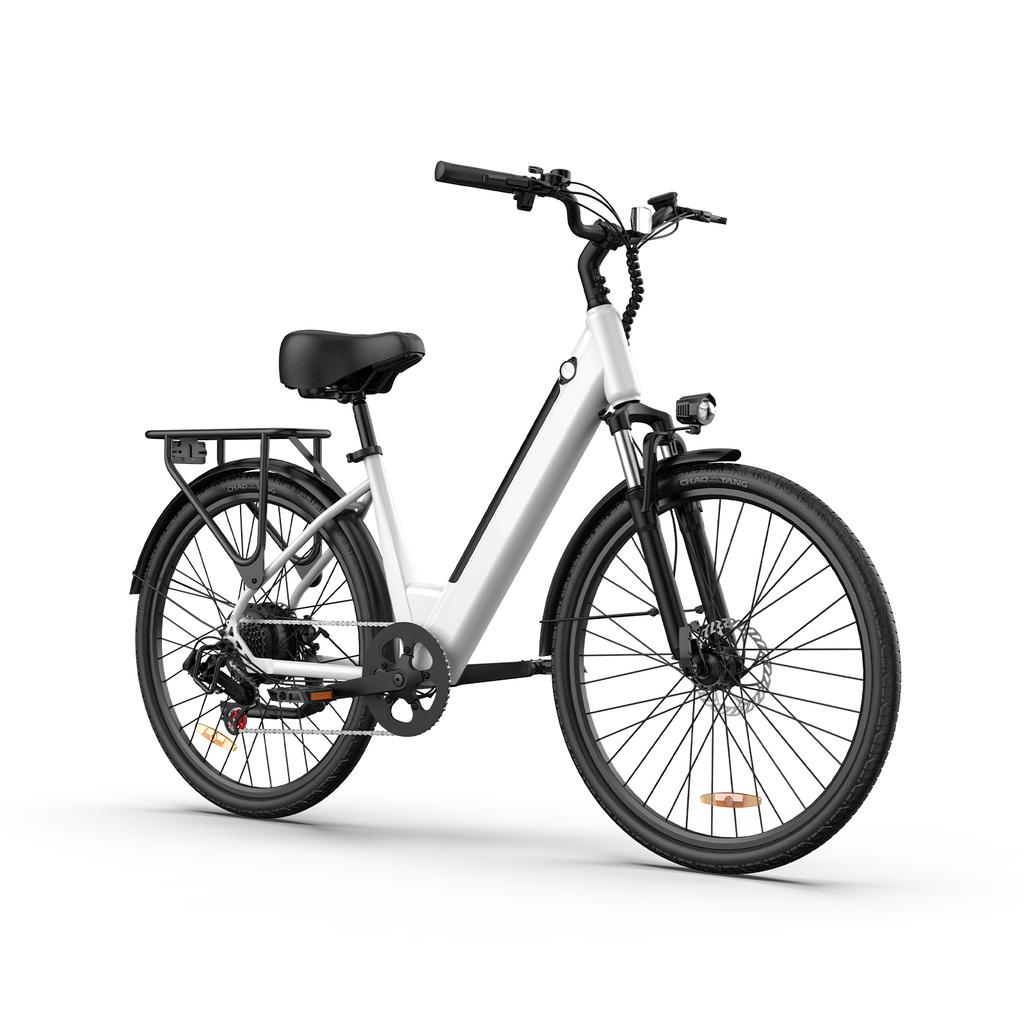 URLIFE 26" Electric Bikes for Adults, Mountain Bike with LCD Display, Removable Battery 250W Powerful Motor, 7-Speed Derailleur 80KM Max Range Ebike