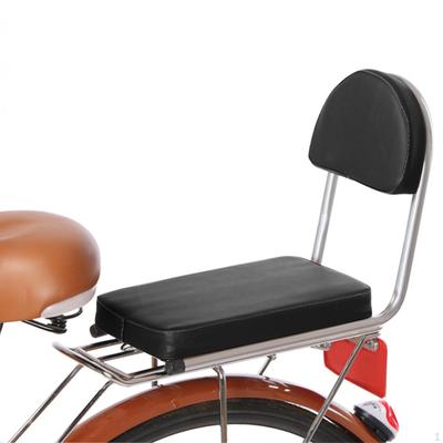 Achterbank, met Rugleuning Zadel Verdikking Rugkussen Zacht Kussen voor Fietsaccessoires Accessoire