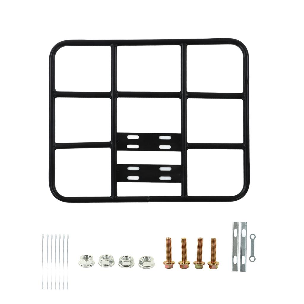 Motorcycle Rear Rack ,Food Delivery Box Rack Rear Grille 80kg Loading Seamless Steel Tube Universal for Motorcycle