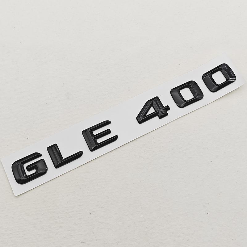 3D ABS Car Letters Logo GLE400 GLE450 Rear Trunk Badge Sticker Emblem For Mercedes Benz GLE Class GLE 400 GLE 450 Accessories